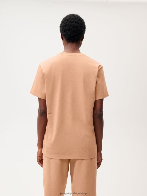 camiseta de corante alimentício mulheres Pangaia JJJ8D202 rooibos tinto roupas