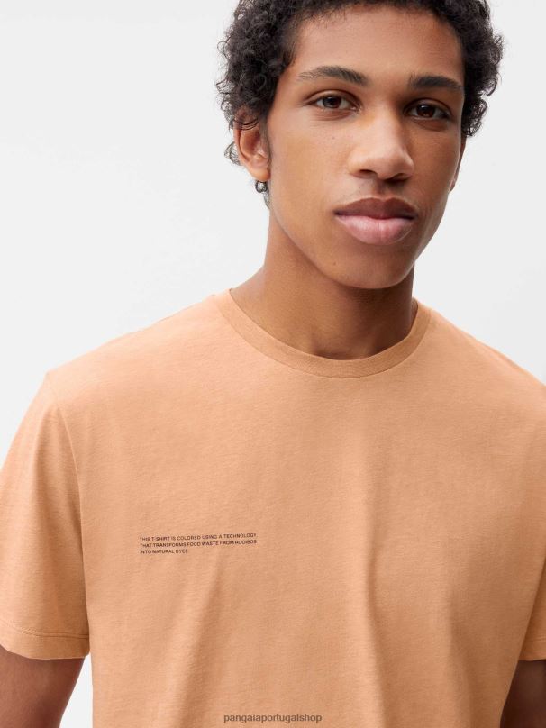 camiseta de corante alimentício mulheres Pangaia JJJ8D202 rooibos tinto roupas