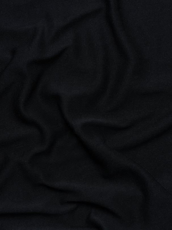 camiseta de fibra infinita lab mulheres Pangaia JJJ8D144 preto roupas