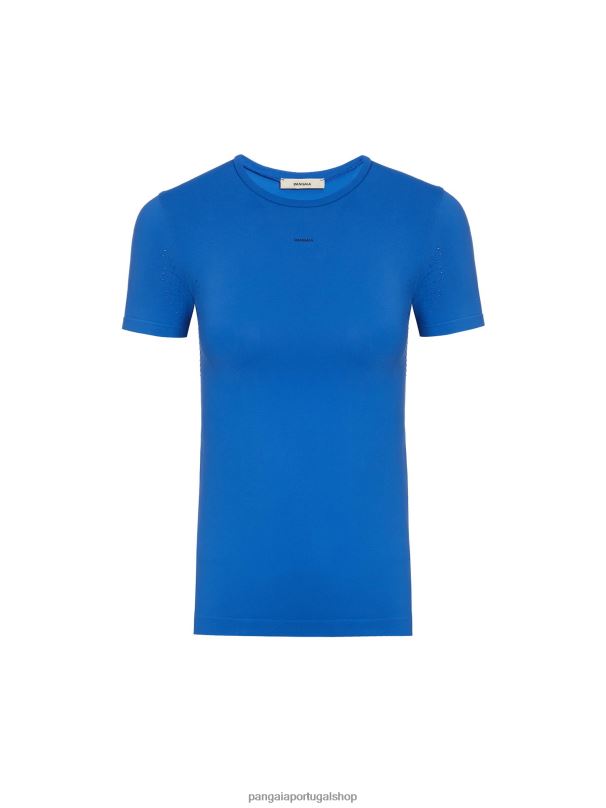 camiseta de movimento mulheres Pangaia JJJ8D196 azul cobalto roupas