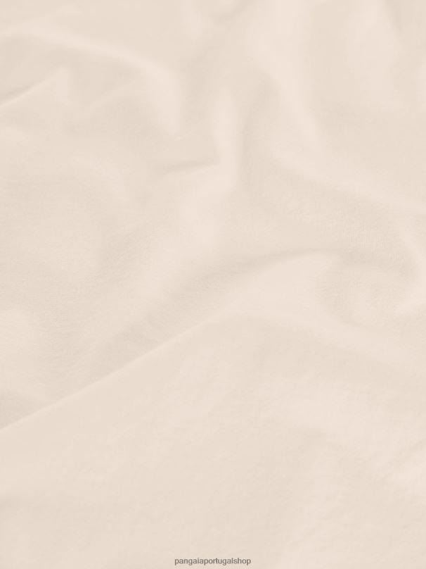 camiseta de ombro curto de algodão orgânico com núcleo de fibra c mulheres Pangaia JJJ8D174 areia roupas