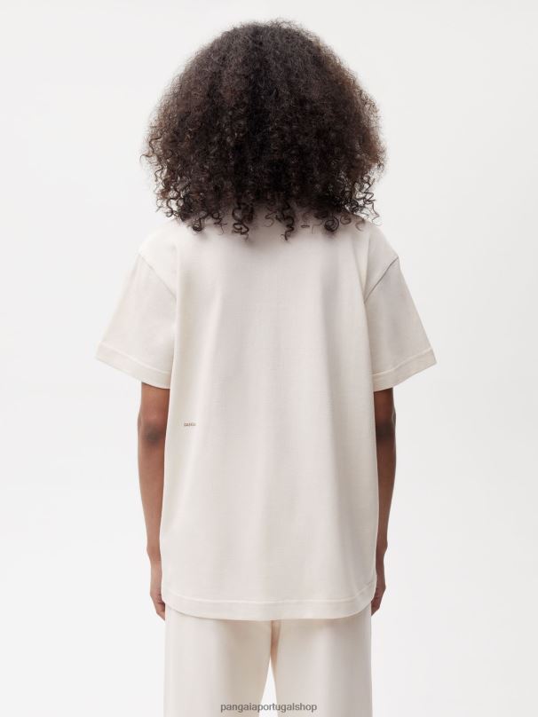 camiseta em algodão 365 em conversão mulheres Pangaia JJJ8D124 algodão branco roupas