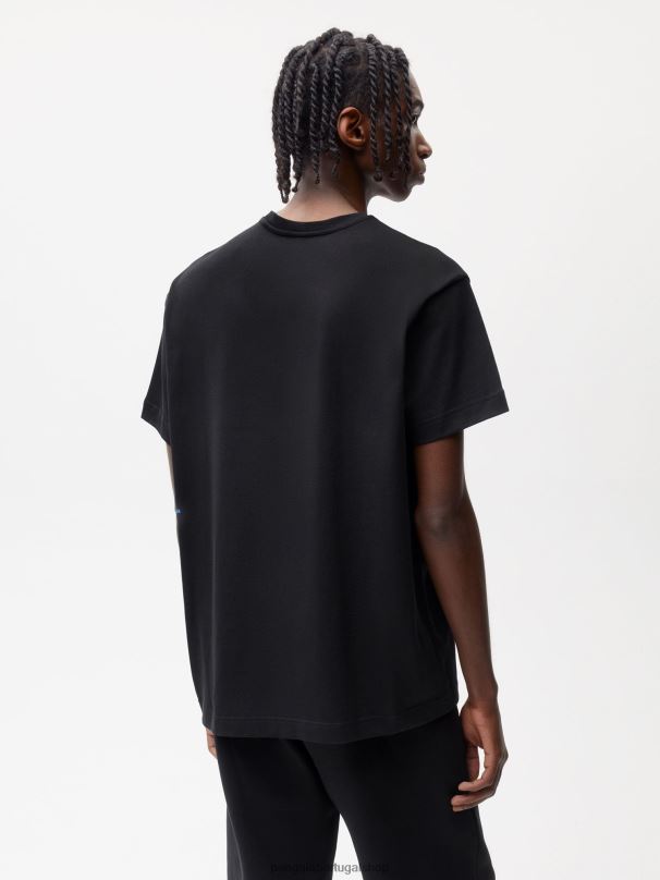 camiseta em algodão 365 em conversão mulheres Pangaia JJJ8D154 preto roupas