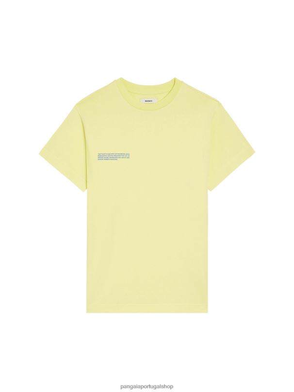 camiseta em algodão 365 em conversão mulheres Pangaia JJJ8D188 raio de sol amarelo roupas