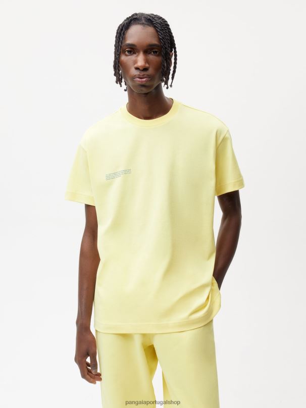 camiseta em algodão 365 em conversão mulheres Pangaia JJJ8D188 raio de sol amarelo roupas