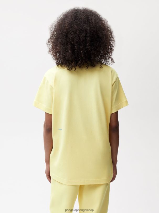 camiseta em algodão 365 em conversão mulheres Pangaia JJJ8D188 raio de sol amarelo roupas