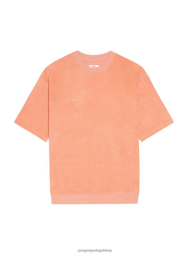 camiseta toalha mulheres Pangaia JJJ8D163 pêssego perfeito roupas