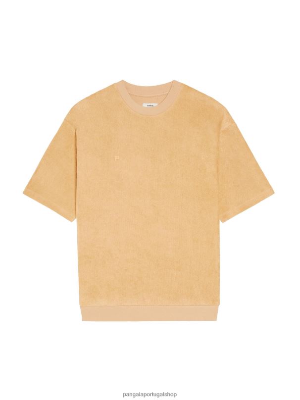 camiseta toalha mulheres Pangaia JJJ8D215 areia escura roupas