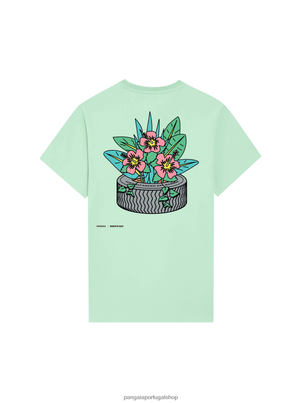 camiseta x roberto lugo mulheres Pangaia JJJ8D201 lagoa azul roupas