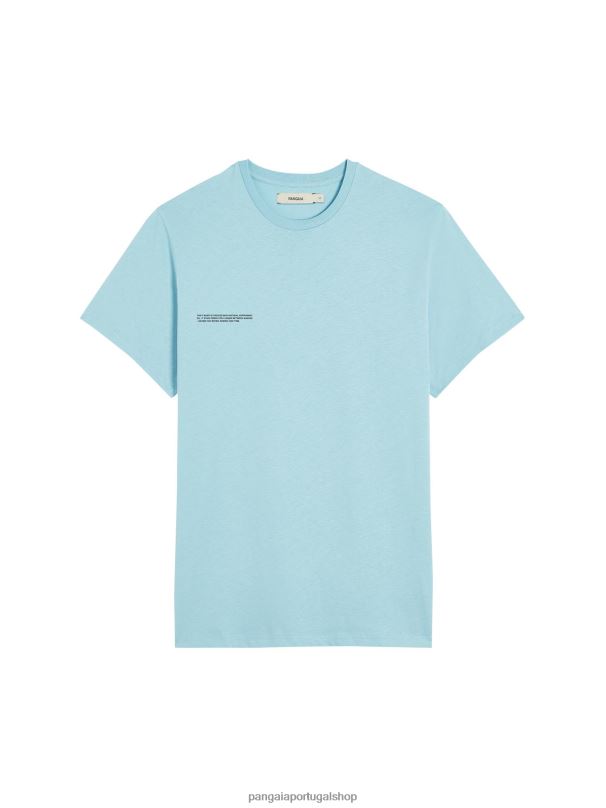 núcleo de camiseta de algodão orgânico pprmint mulheres Pangaia JJJ8D172 azul celeste roupas