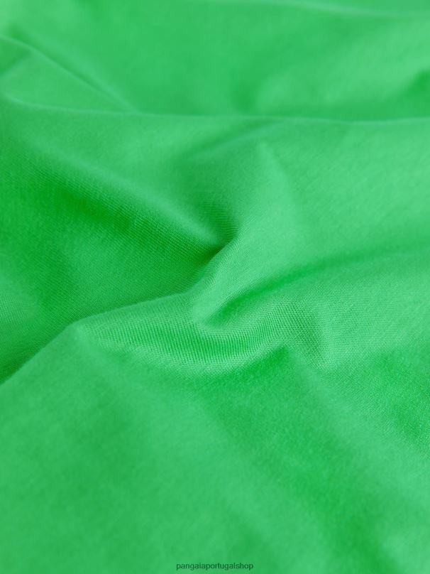 núcleo de camiseta de manga longa de algodão orgânico pprmint mulheres Pangaia JJJ8D216 Jade verde roupas