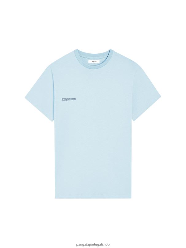 t-shirt de algodão orgânico pprmint mulheres Pangaia JJJ8D153 bebê azul roupas