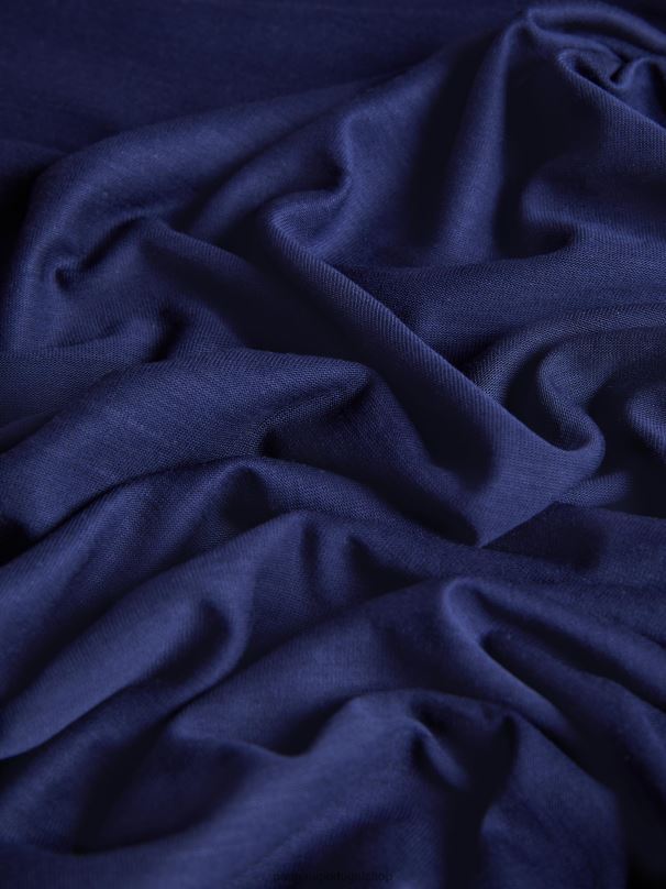 t-shirt de manga comprida c - fibra pura mulheres Pangaia JJJ8D197 azul-marinho roupas