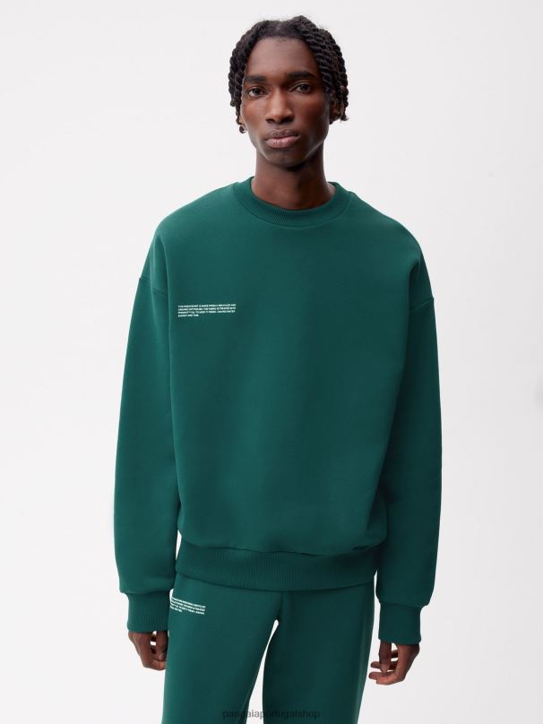 camisola de assinatura mulheres Pangaia JJJ8D111 folhagem verde roupas