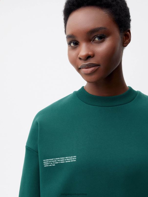 camisola de assinatura mulheres Pangaia JJJ8D111 folhagem verde roupas