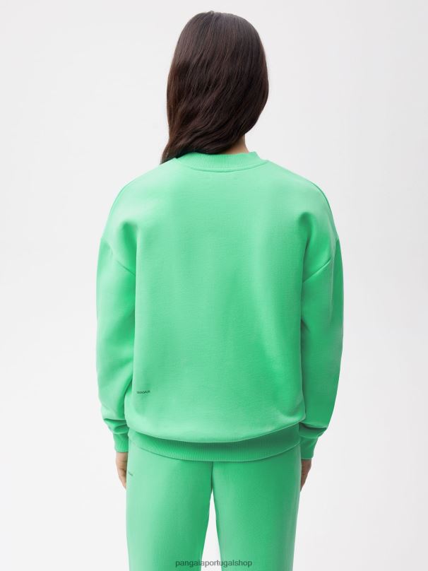 camisola de assinatura mulheres Pangaia JJJ8D112 verde menta roupas