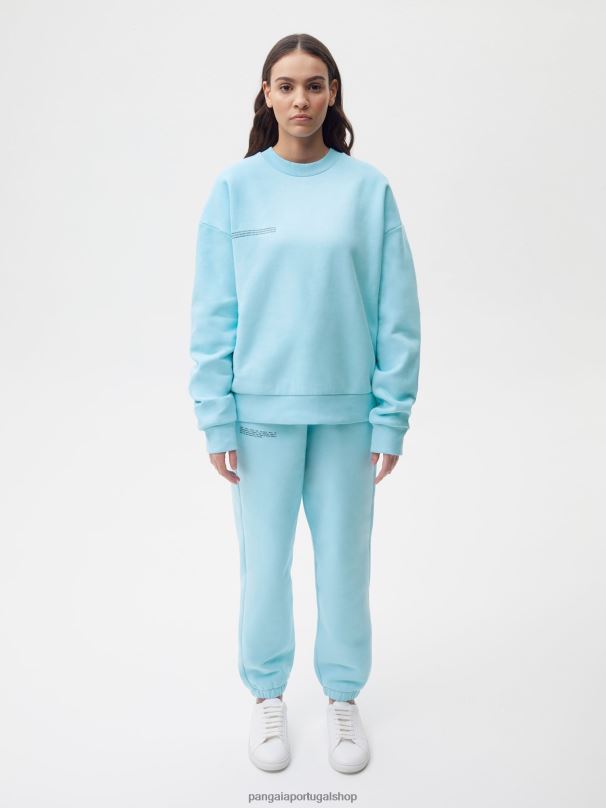 camisola de assinatura mulheres Pangaia JJJ8D95 azul celeste roupas