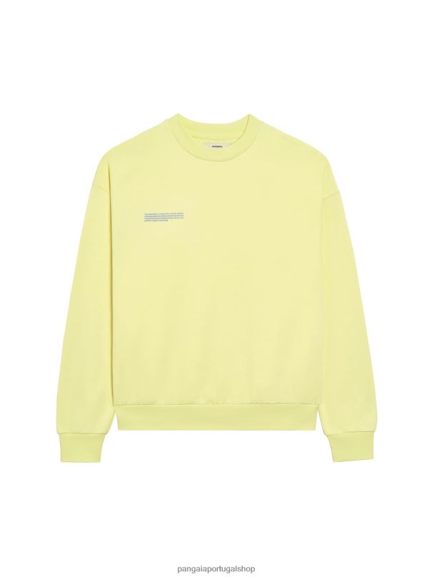 em camisola de algodão de conversão mulheres Pangaia JJJ8D118 raio de sol amarelo roupas
