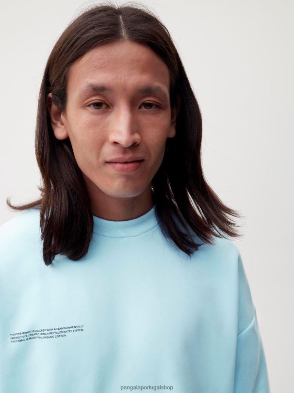 moletom 365 mulheres Pangaia JJJ8D92 azul celeste roupas