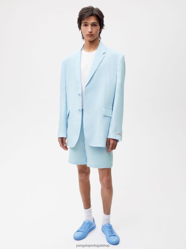 blazer alfaiataria linho aloe mulheres Pangaia JJJ8D459 bebê azul roupas