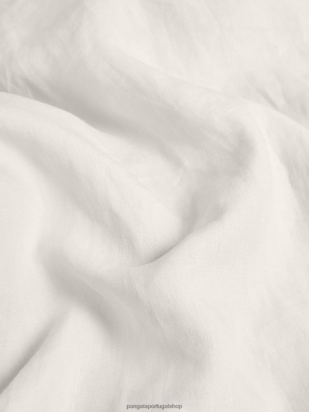 blazer alfaiataria linho aloe mulheres Pangaia JJJ8D484 calcário roupas