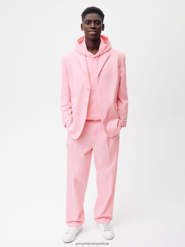 blazer oversized de algodão orgânico mulheres Pangaia JJJ8D466 sakura rosa roupas