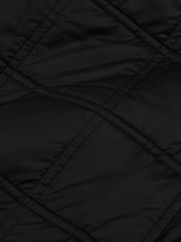 colete acolchoado flwrdwn mulheres Pangaia JJJ8D478 preto roupas