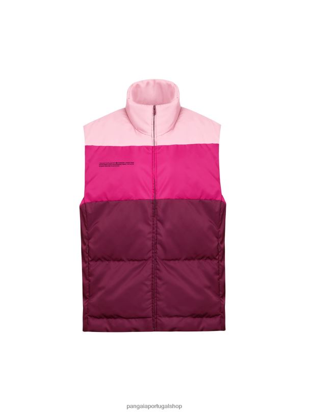 colete flwrdwn mulheres Pangaia JJJ8D443 ameixa roxa roupas