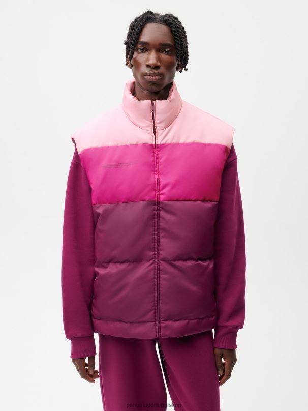 colete flwrdwn mulheres Pangaia JJJ8D443 ameixa roxa roupas