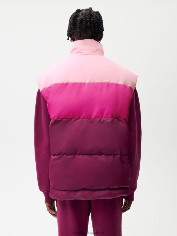 colete flwrdwn mulheres Pangaia JJJ8D443 ameixa roxa roupas