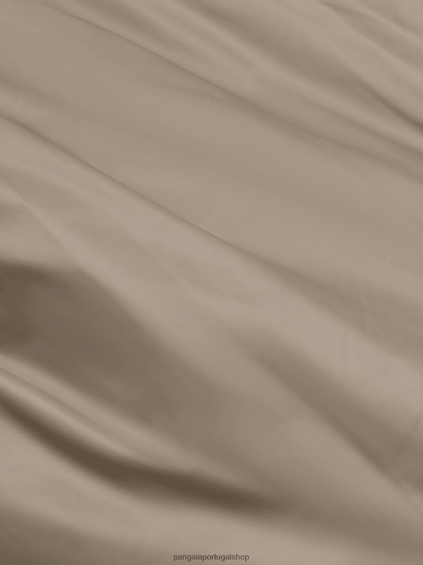 gabardina flwrdwn mulheres Pangaia JJJ8D452 taupe roupas