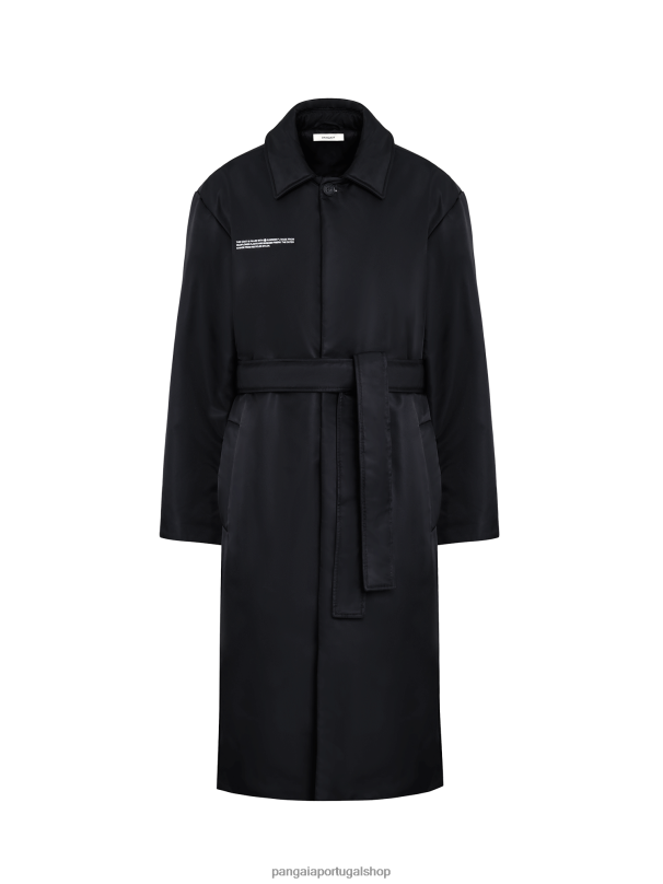 gabardina flwrdwn mulheres Pangaia JJJ8D460 preto roupas