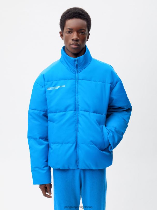 jaqueta bomber flwrdwn mulheres Pangaia JJJ8D447 azul cerúleo roupas