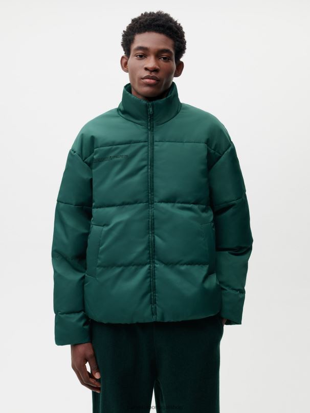 jaqueta bomber flwrdwn mulheres Pangaia JJJ8D465 folhagem verde roupas