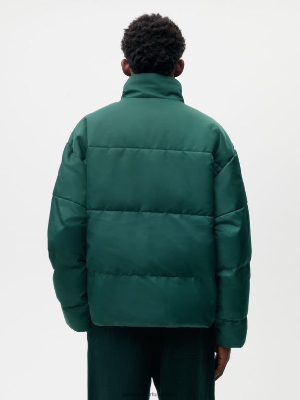 jaqueta bomber flwrdwn mulheres Pangaia JJJ8D465 folhagem verde roupas