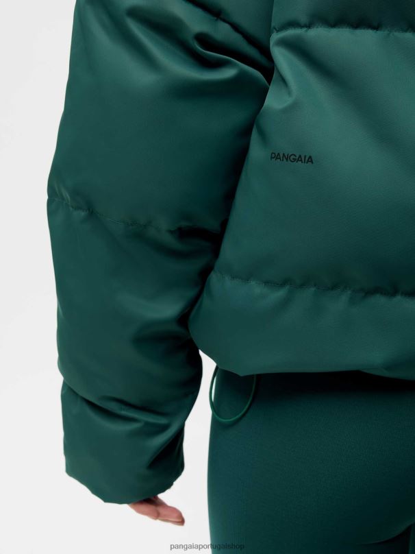 jaqueta bomber flwrdwn mulheres Pangaia JJJ8D465 folhagem verde roupas