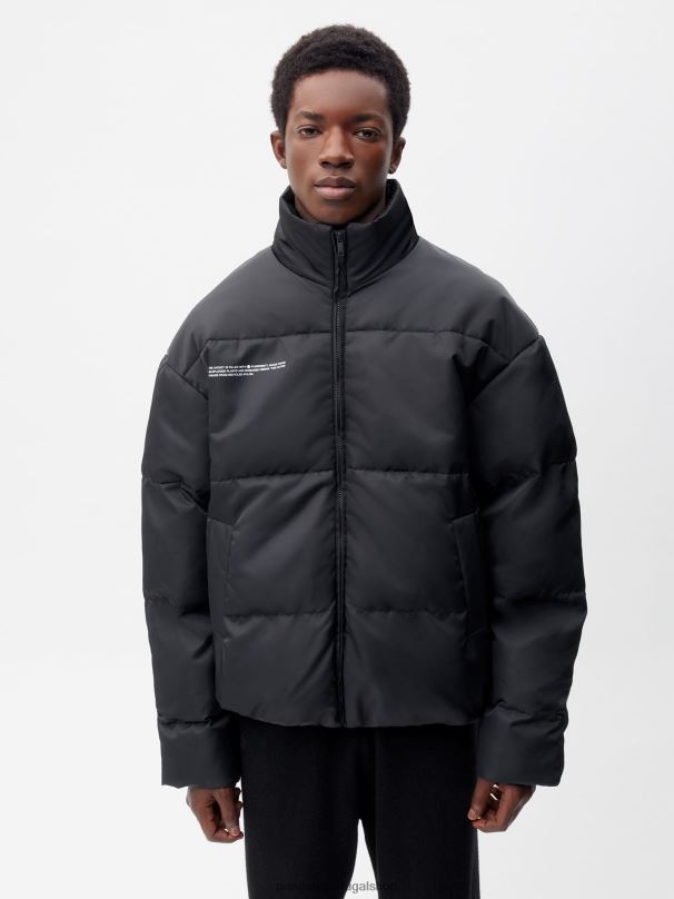 jaqueta bomber flwrdwn mulheres Pangaia JJJ8D467 preto roupas