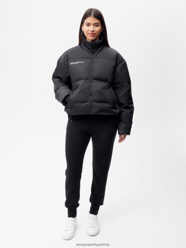 jaqueta bomber flwrdwn mulheres Pangaia JJJ8D467 preto roupas