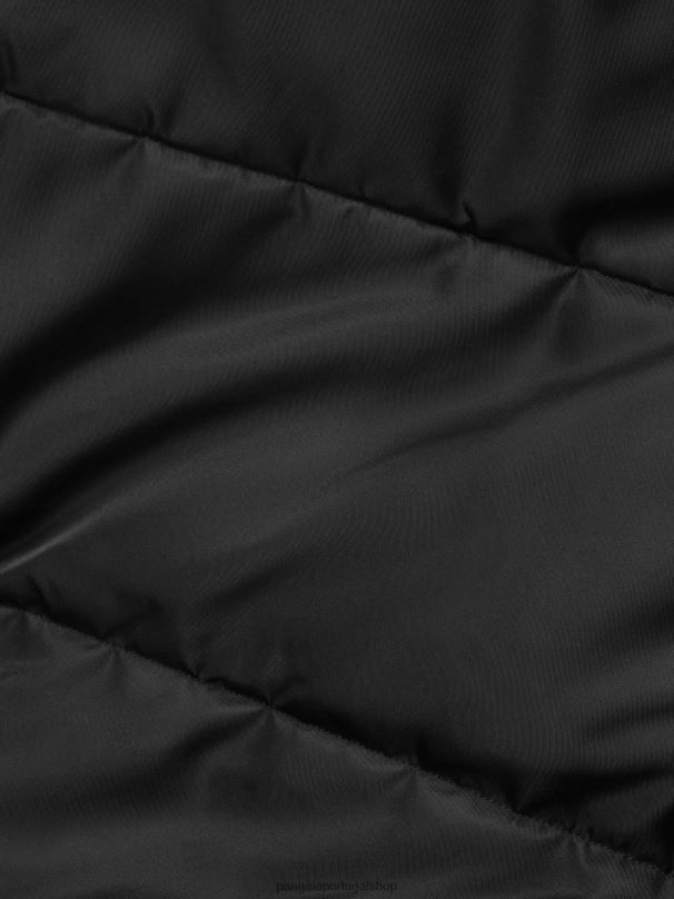 jaqueta bomber flwrdwn mulheres Pangaia JJJ8D467 preto roupas