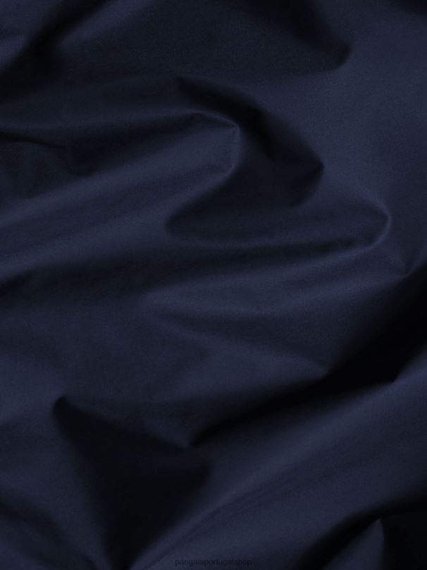 jaqueta de bloco de cor de nylon reciclado mulheres Pangaia JJJ8D481 azul-marinho roupas