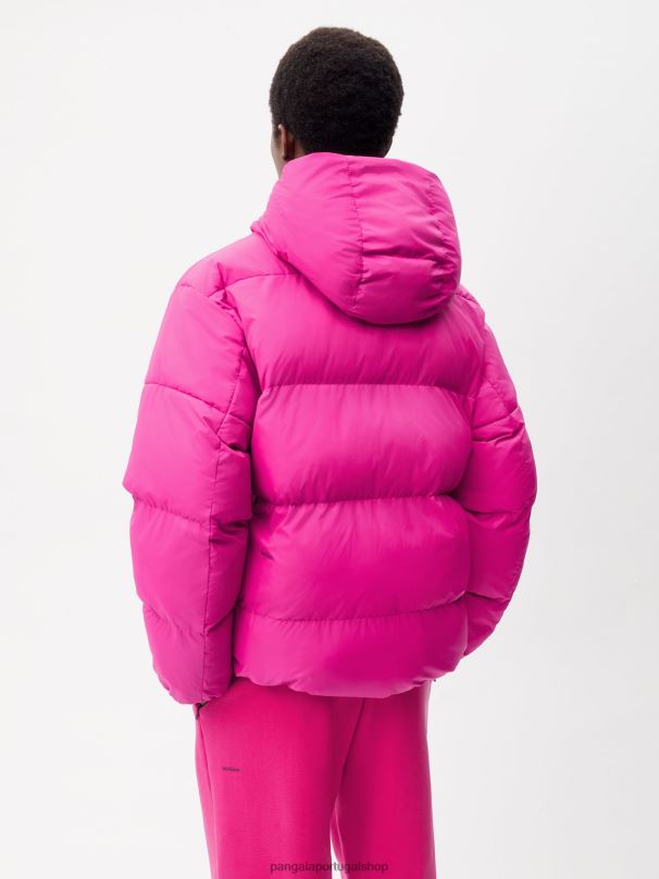 jaqueta reversível flwrdwn mulheres Pangaia JJJ8D446 roxo ameixa/dedaleira rosa roupas