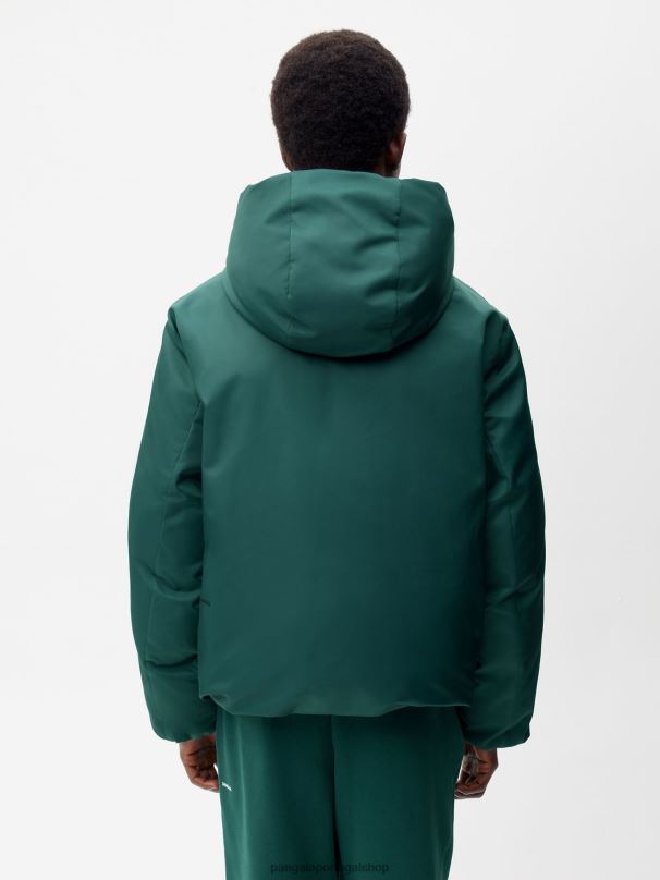 jaqueta reversível flwrdwn mulheres Pangaia JJJ8D461 folhagem verde/marrom cobre roupas