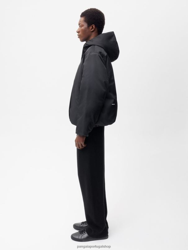 jaqueta reversível flwrdwn mulheres Pangaia JJJ8D462 preto roupas