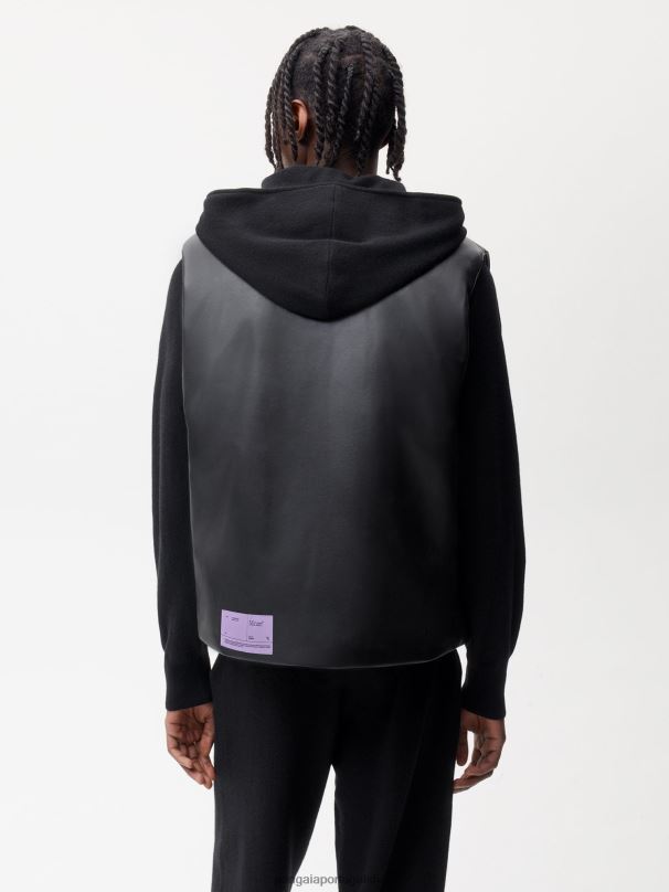 o colete de ar mulheres Pangaia JJJ8D442 preto roupas