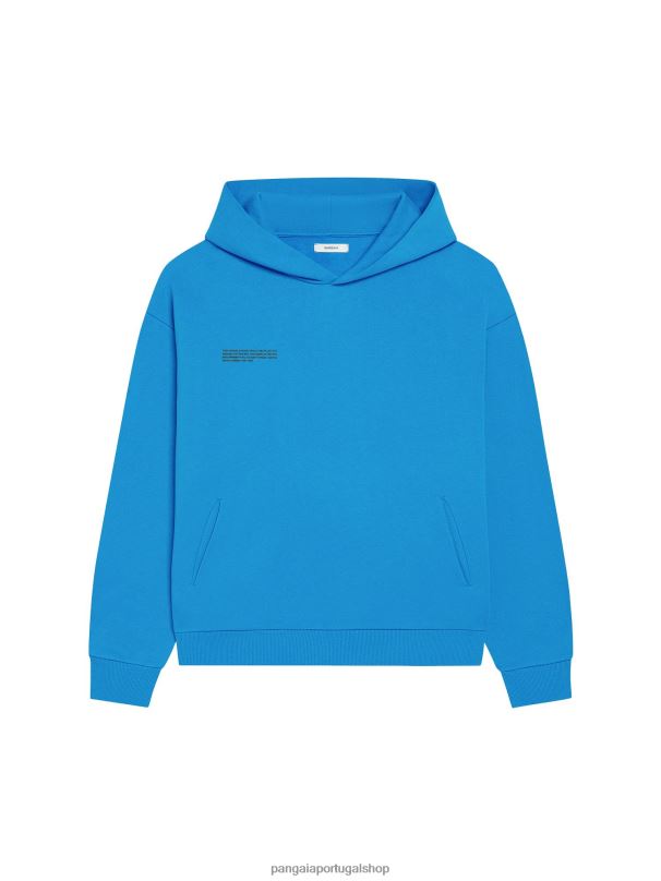 moletom com assinatura mulheres Pangaia JJJ8D36 azul cerúleo roupas
