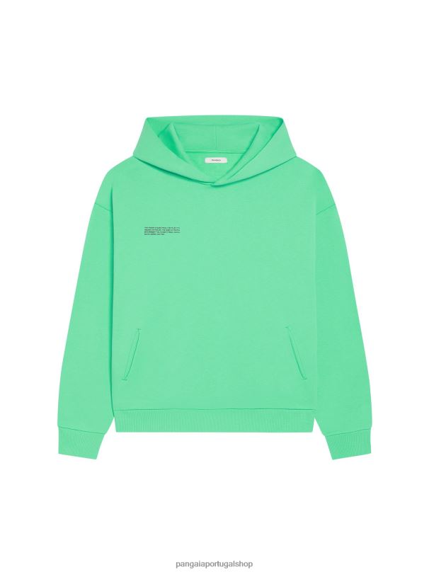 moletom com assinatura mulheres Pangaia JJJ8D37 verde menta roupas