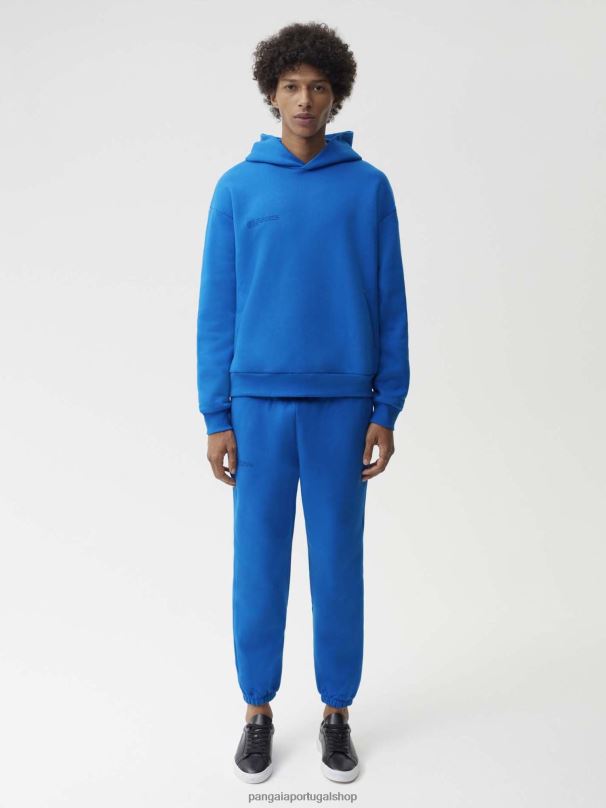 moletom com assinatura mulheres Pangaia JJJ8D43 azul cobalto roupas