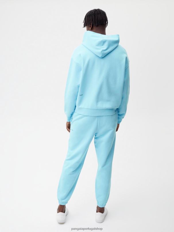 moletom com assinatura mulheres Pangaia JJJ8D47 azul celeste roupas