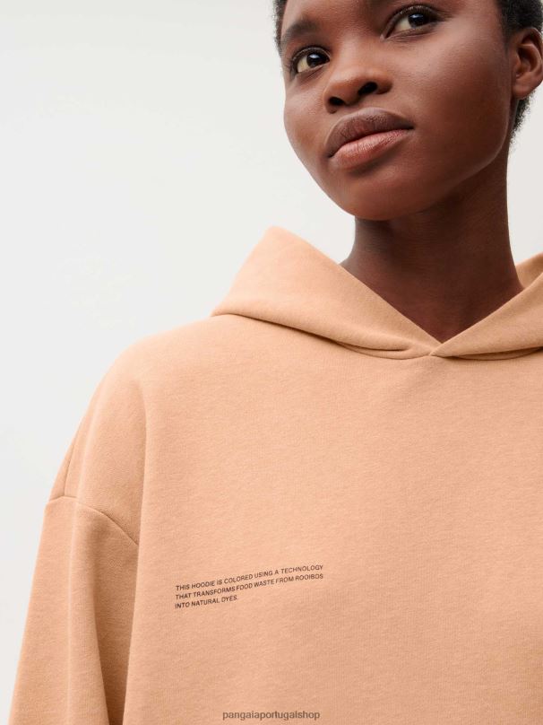moletom com corante alimentar mulheres Pangaia JJJ8D29 rooibos tinto roupas