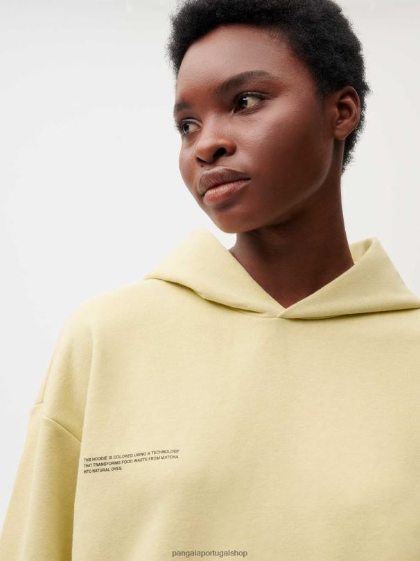 moletom com corante alimentar mulheres Pangaia JJJ8D69 matcha verde roupas